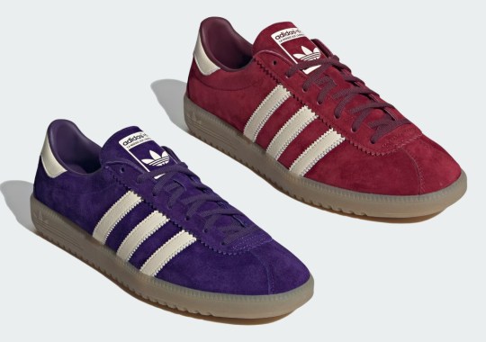 The adidas Bermuda Returns From The Archives In “Collegiate Purple” And “Collegiate Burgundy”
