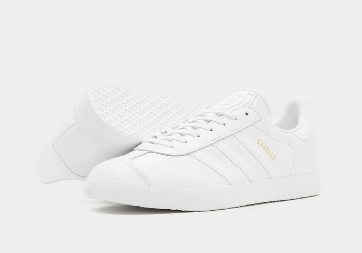 The adidas Gazelle Is Now Available In A “Triple-White” Finish
