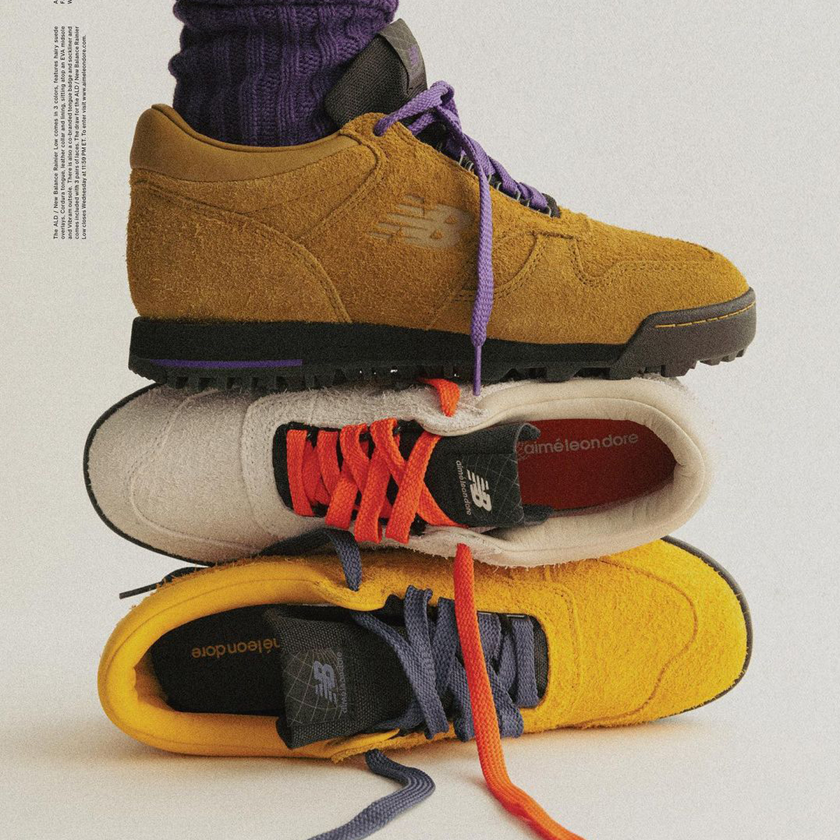 Aimé Leon Dore x New Balance Rainier Low | SneakerNews.com