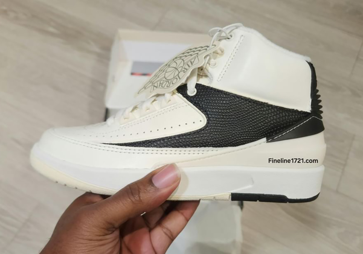 The Air Jordan 2 Continues To Hammer Out Colorways With A “Sail/Black” Rendition In Janaury 2024