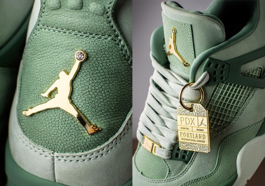Diamond-Studded Air Jordan 4 "First Class" Made Exclusively For WNBA Athletes