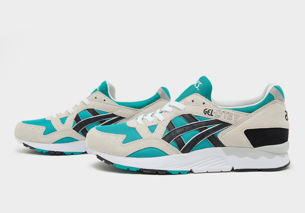 The 90s Called And They Want The Pantofi ASICS Gel-Dedicate 7 Clay 1042A168 White Periwinkle Blue “Teal” Back
