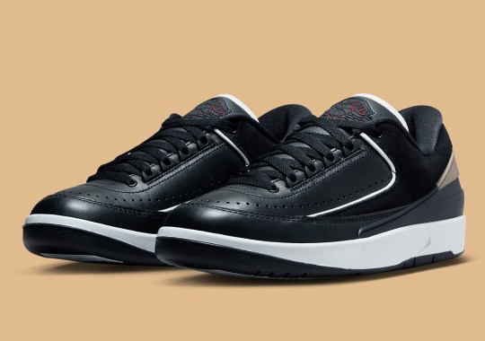 Official Images Of The Air Jordan 2 Low “Black/Off-White”