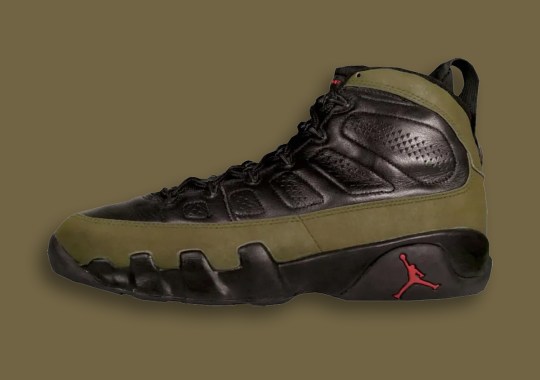 The Air Just Jordan 9 “Olive” Is Releasing On October 25th