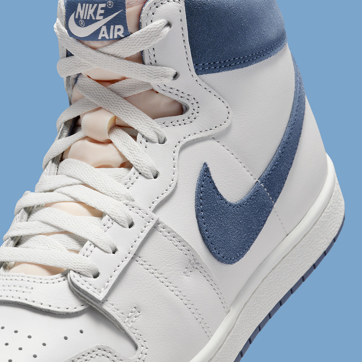 Sygnowane logo marki Nike Jordan White Diffused Blue Dz3497 140 Release Date 2