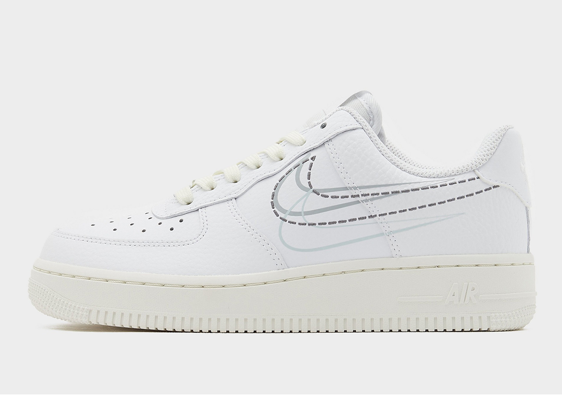 nike air force 1 coloured swoosh