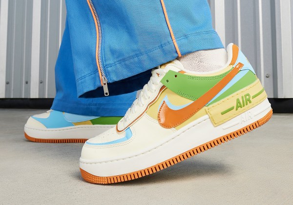 multicoloured nike air force