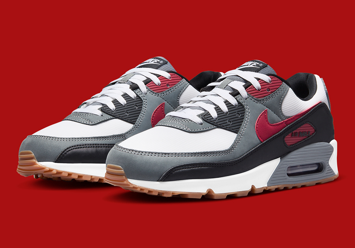 Grey, Red, And Gum Render These Air Max 90s Perfect For Winter