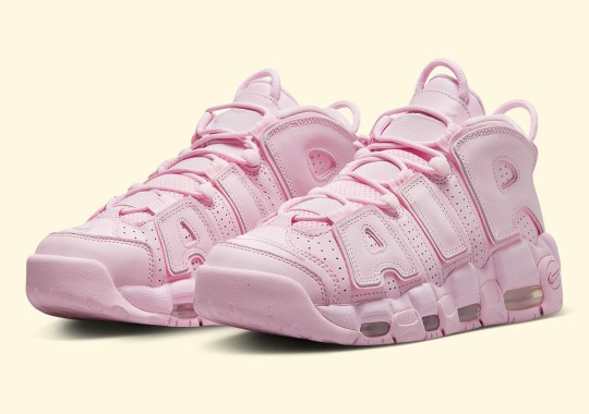 "Pink Foam" Douses The Nike Air More Uptempo