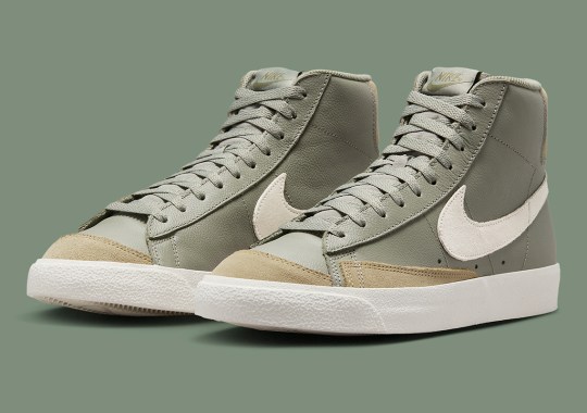 A Seasonal “Olive” Consumes The sneakers Nike Blazer Mid ’77