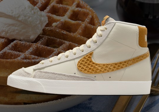 Waffles For Breakfast: The nike green Blazer Mid '77 Gets Freshly Ironed