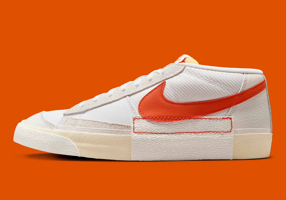 Nike Blazer Pro Club Low White Orange Fj3694 101 2