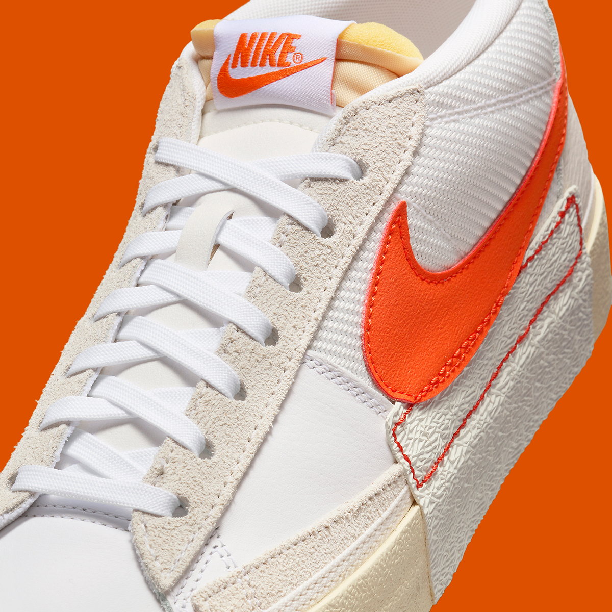 Nike Blazer Pro Club Low White Orange Fj3694 101 4