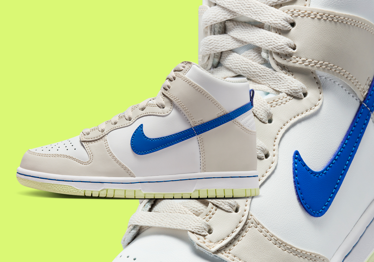 "Royal" Swooshes Animate This Kid's Wmns Nike Dunk High