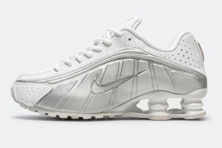 The Nike Shox R4 Returns In Retro “White/Metallic Silver”
