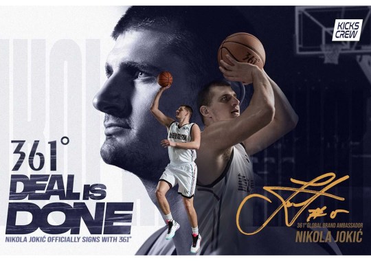 Nike And Jokic No More; Nikola Jokic Signs Multi-Year Signature Shoe Deal With China-Based 361