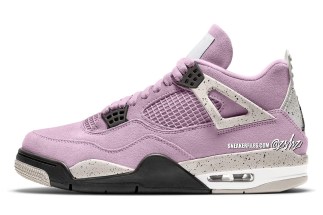 Here’s A Preview Of What The First Look At The Levis x Air Jordan 4 in Black “Orchid” Will Look Like
