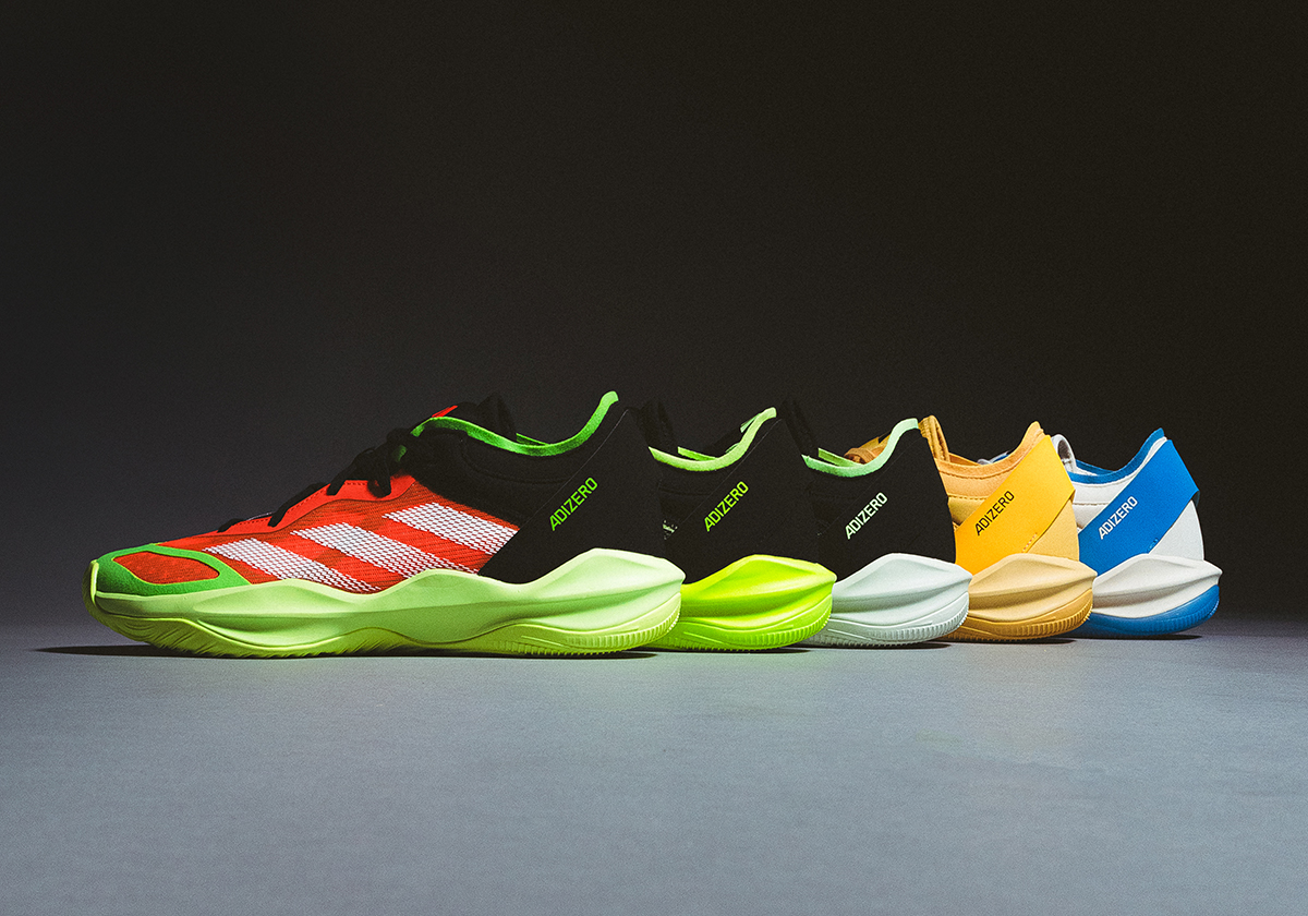 Jalen Green And white adidas Debut The adiZero Select 2.0 Basketball Shoe