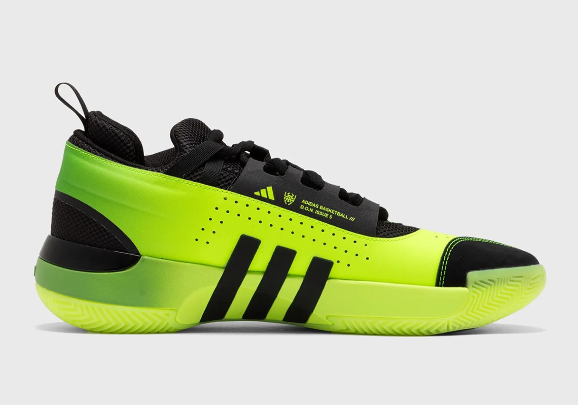 Adidas D.O.N. Issue #5 Lucid Lemon Shoes Sz8 Gently Worn (X-337) D.O.N. Issue #5  main image 3