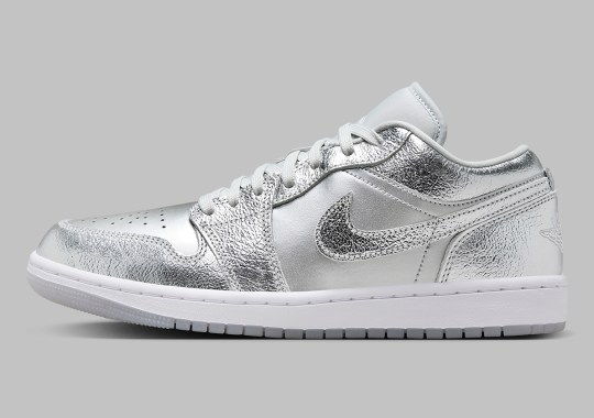 This Air Jordan 1 Low Gets Wrapped In Aluminum que