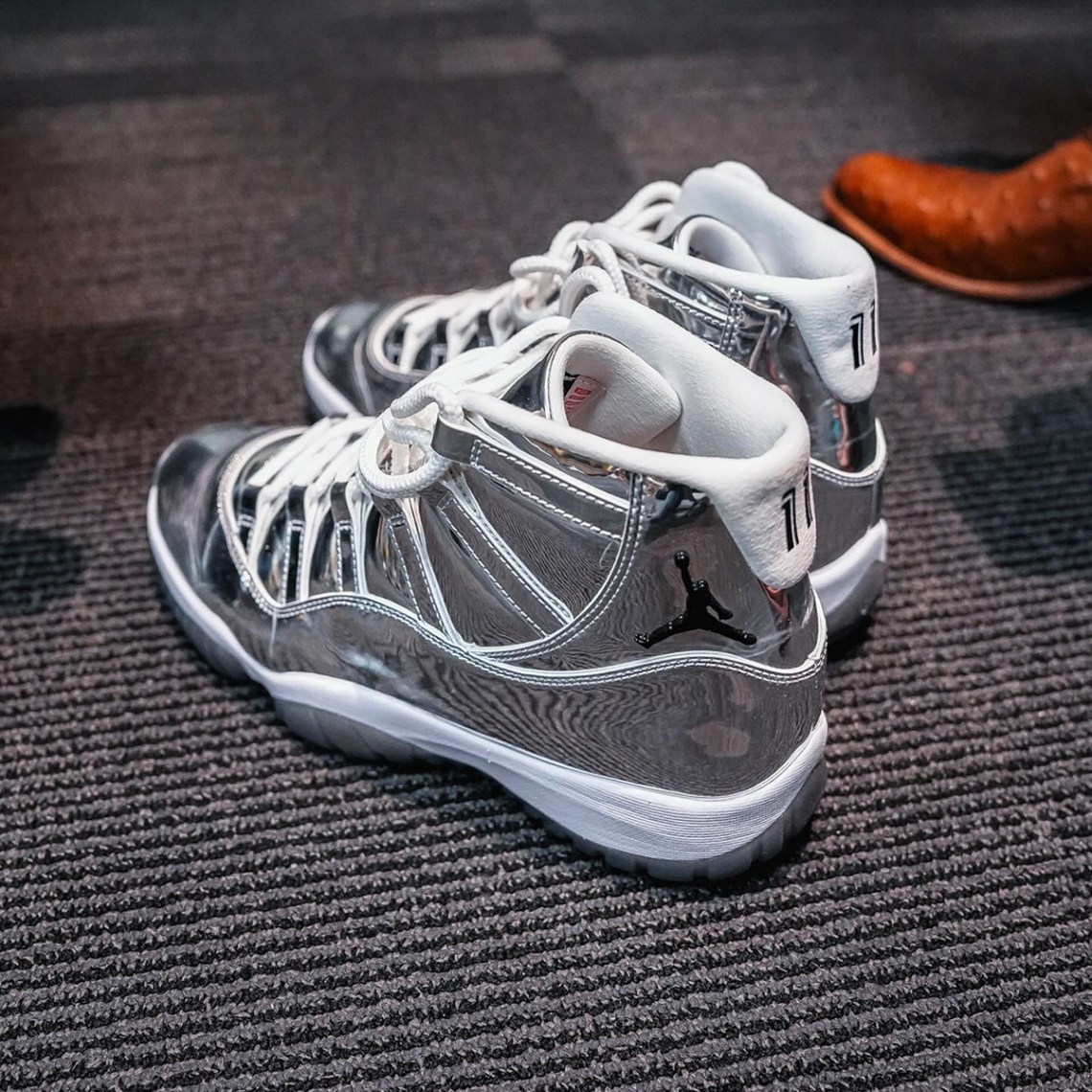 Bruce Brown Sports Silver Air Jordan 11 PE To Accept NBA Championship Ring  - SneakerNews.com