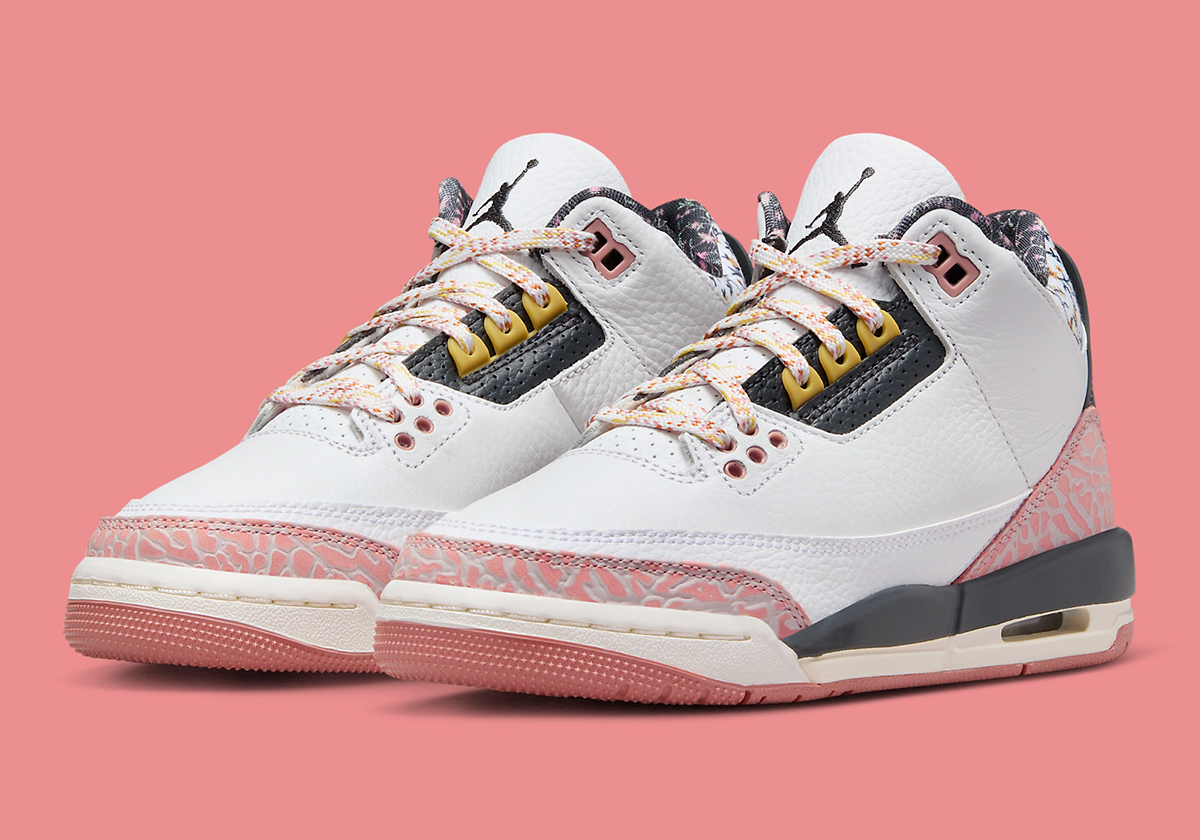 Official Images Of The Air Jordan 3 "Red Stardust"