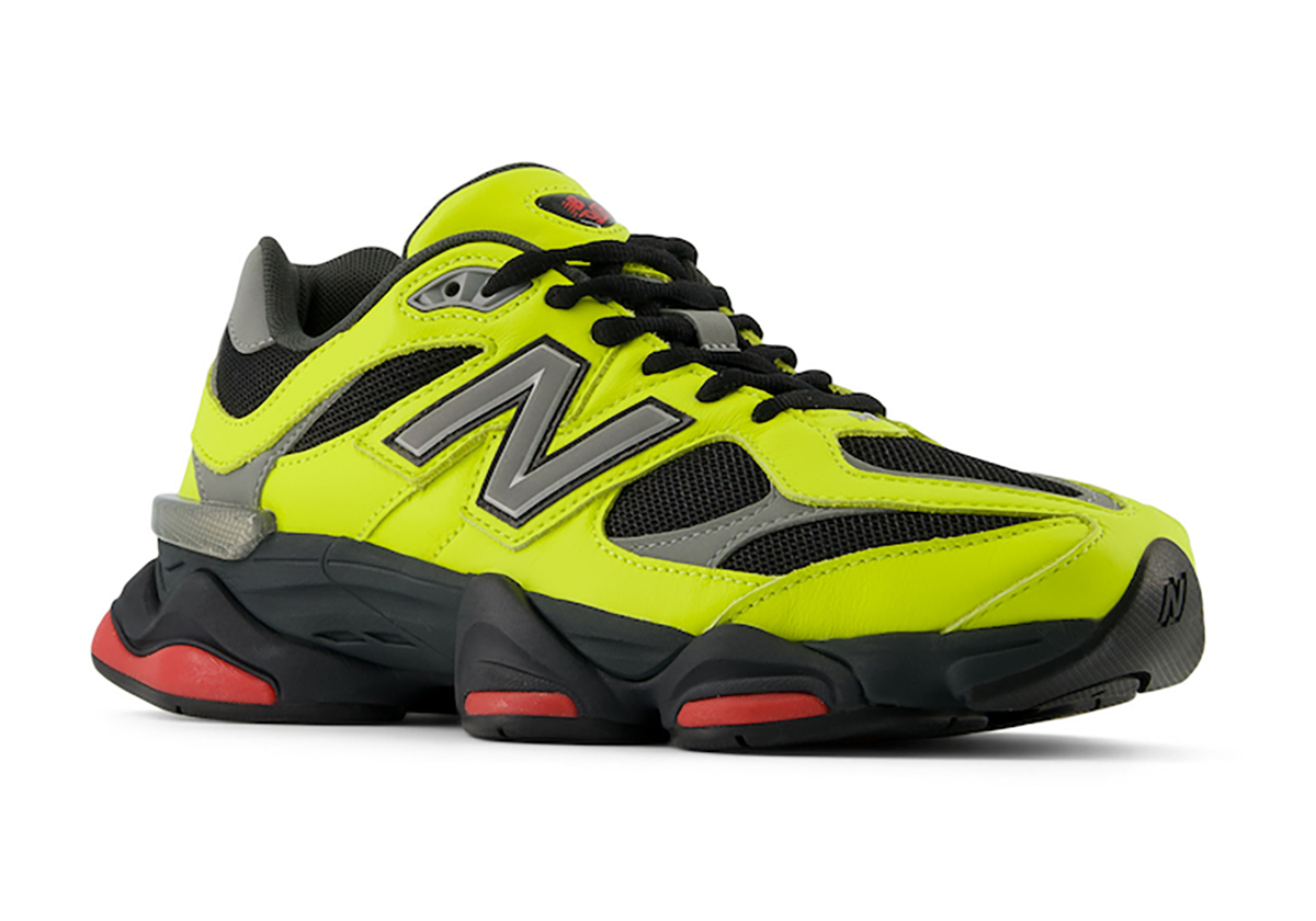 on Take a Look at the New Balance 9060 Light Blue Neon Black Red U9060nrg 4