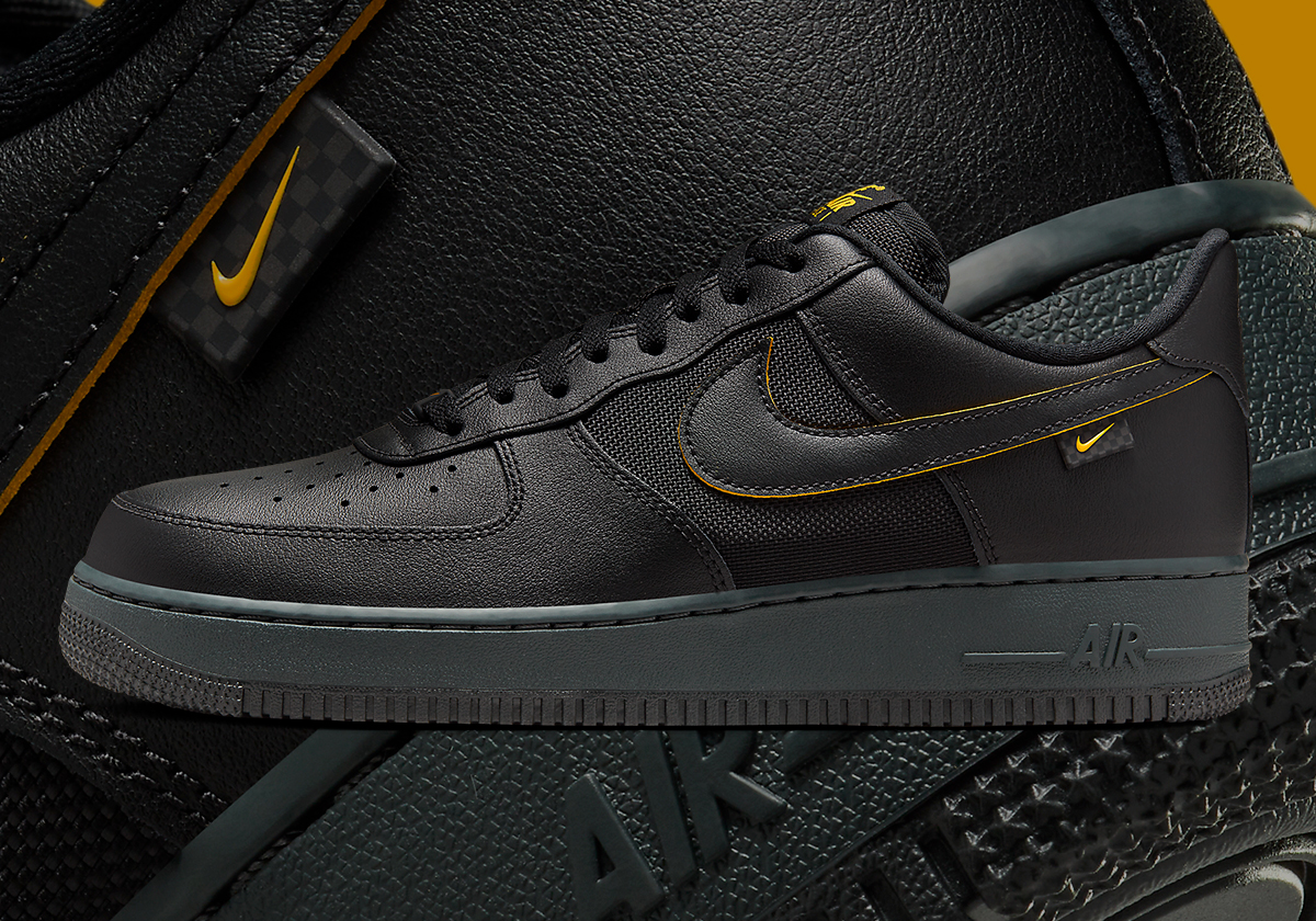 University Gold Accents Pop On The Nike Air Force 1