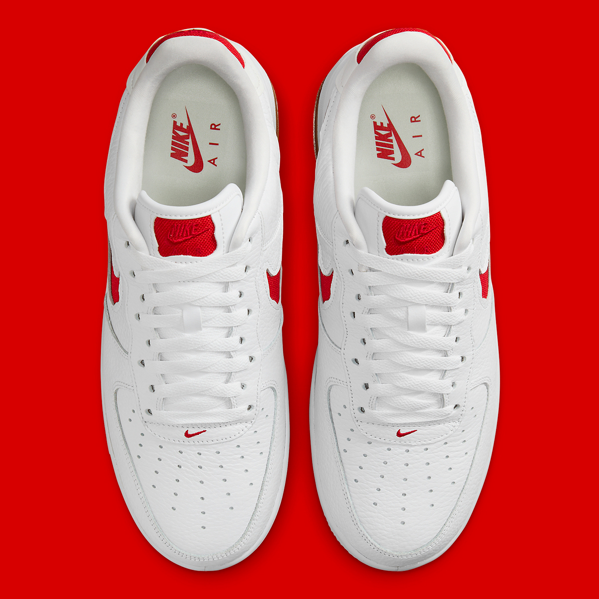 Nike Air Force 1 Low Evo White University Red Hf3630 100 2