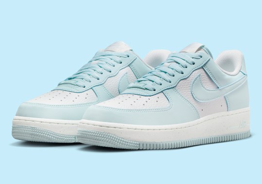 “Glacier Blue” Cools Down The Nike Air Force 1 Next Nature