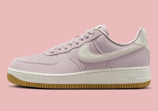 Nike Air Force 1 Next Nature “Platinum Violet” Covered In Textured Leather