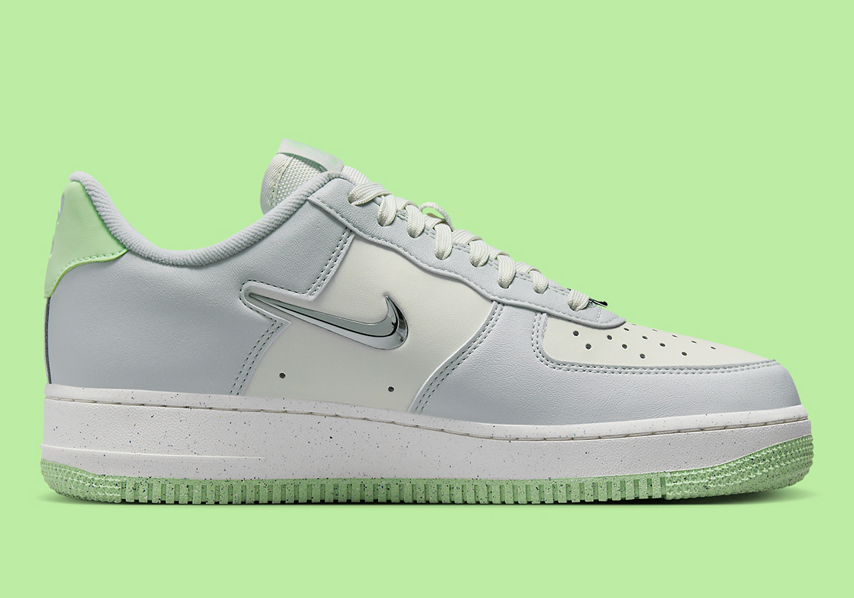 nike White air force 1 low next nature molten metal sea glass FN8540 001 3