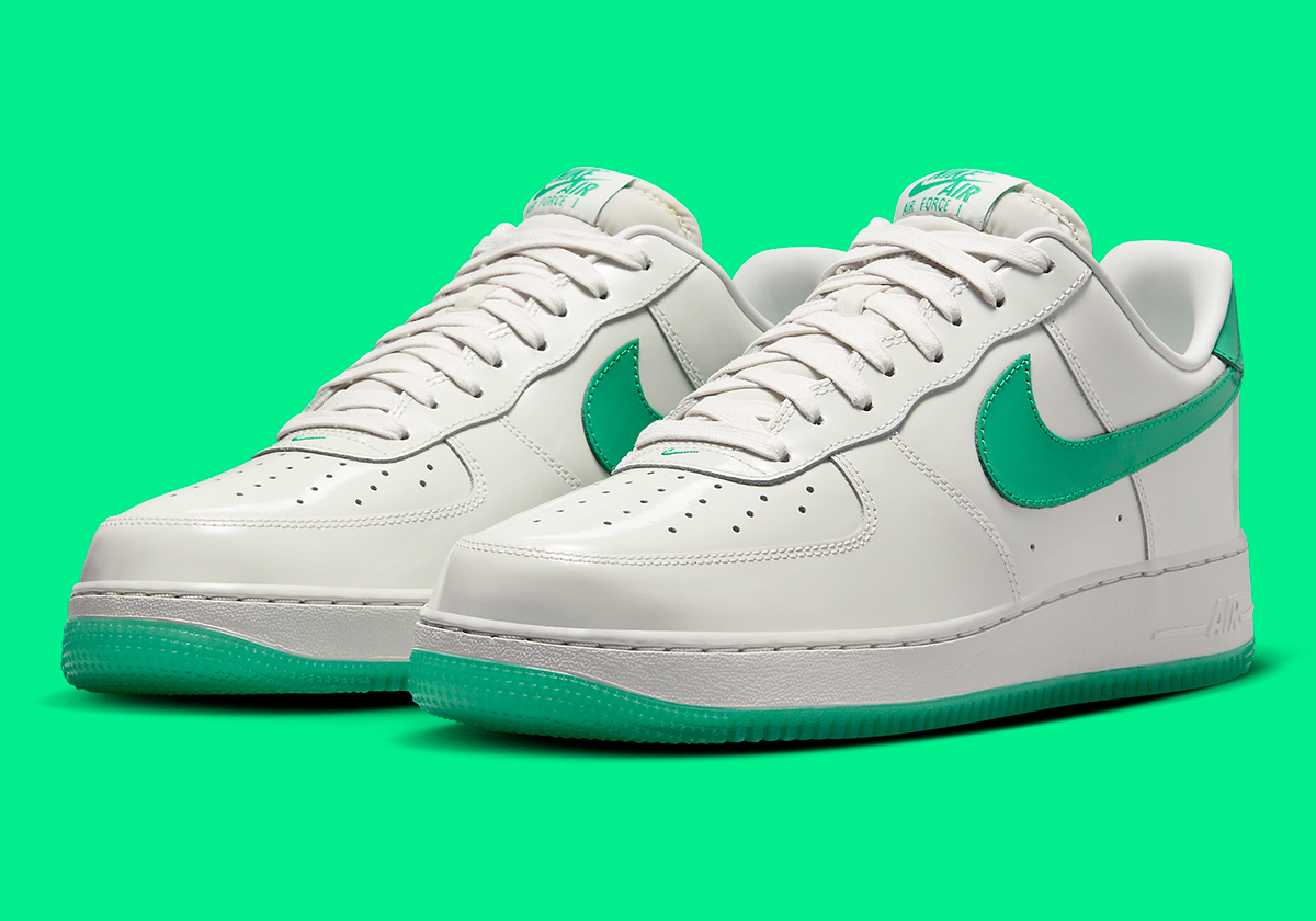 Patent Leather Makes A Much-Needed Return On The Nike Air Force 1 "Stadium Green"