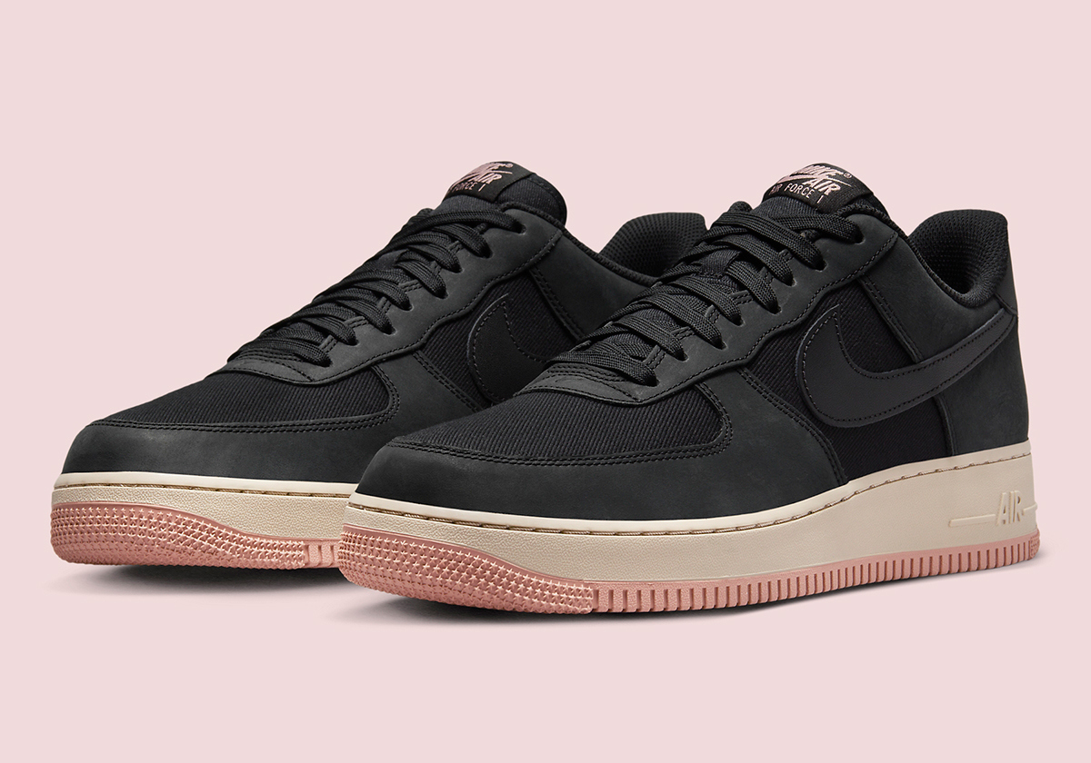 Nike's Premium Air Force 1 Boasts Black And Red Stardust