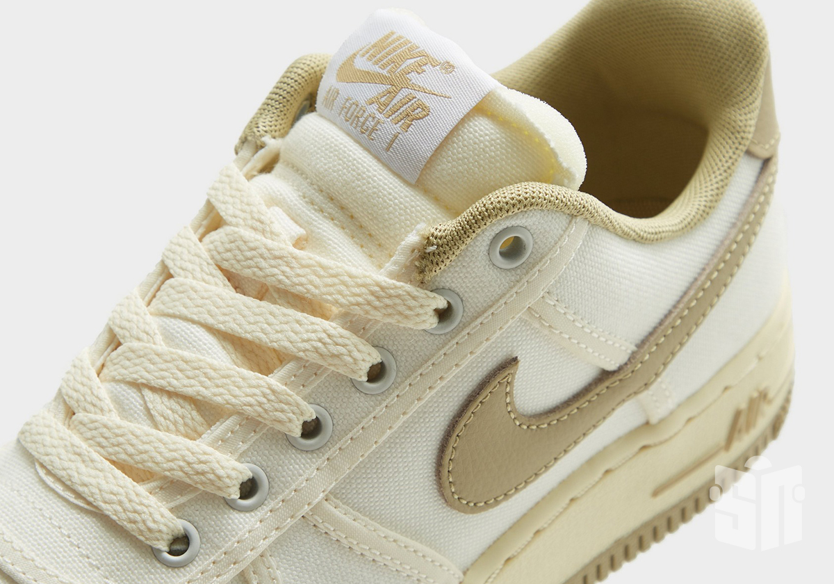 Nike Flips The Air Force 1 Low Inside Out In Sail, Coconut Milk, And Limestone