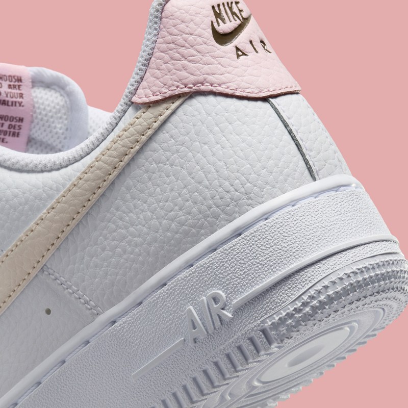 Nike Air Force 1 Low Tumbled Pink HF9992-100 | SneakerNews.com