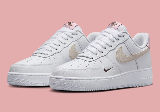 Pastels And Tumbled Leather Elevate This Nike Air Force 1 Low For Spring