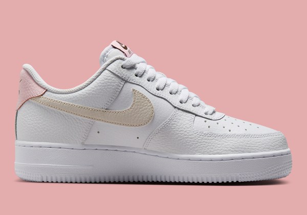 Nike Air Force 1 Low Tumbled Pink HF9992-100 | SneakerNews.com