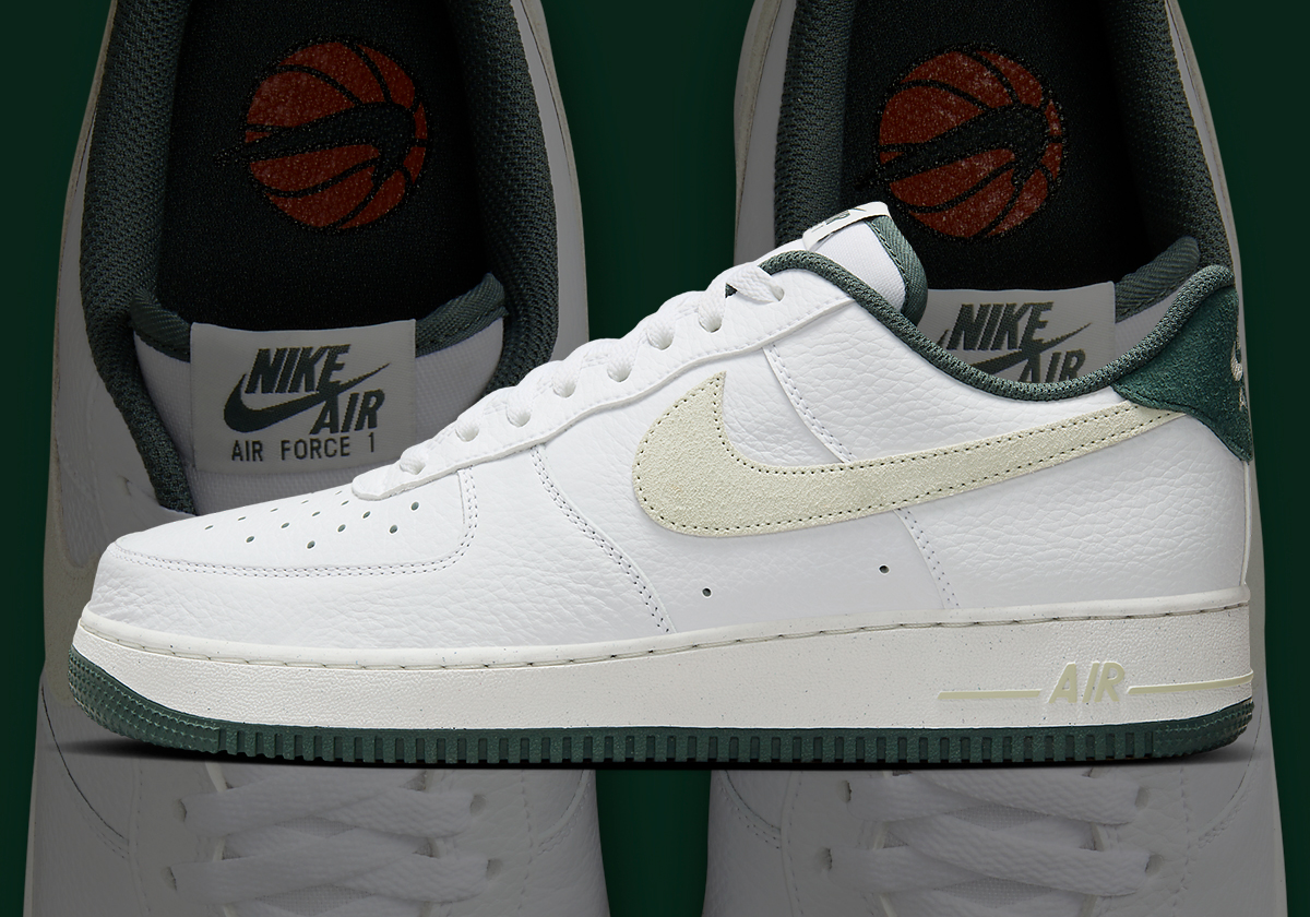 Vintage Basketball Branding Dons The Nike Air Force 1
