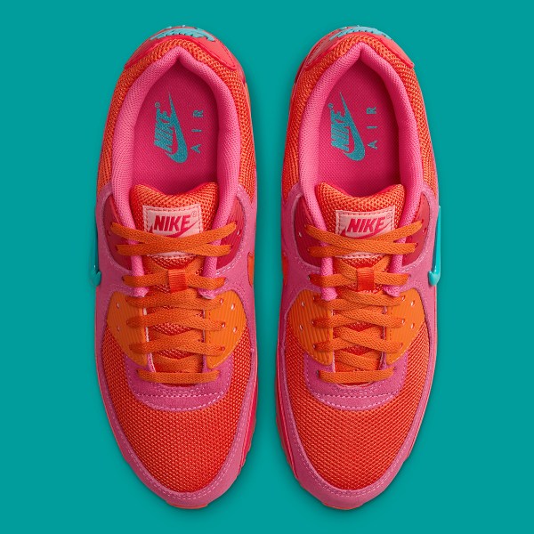 pink purple and orange air max