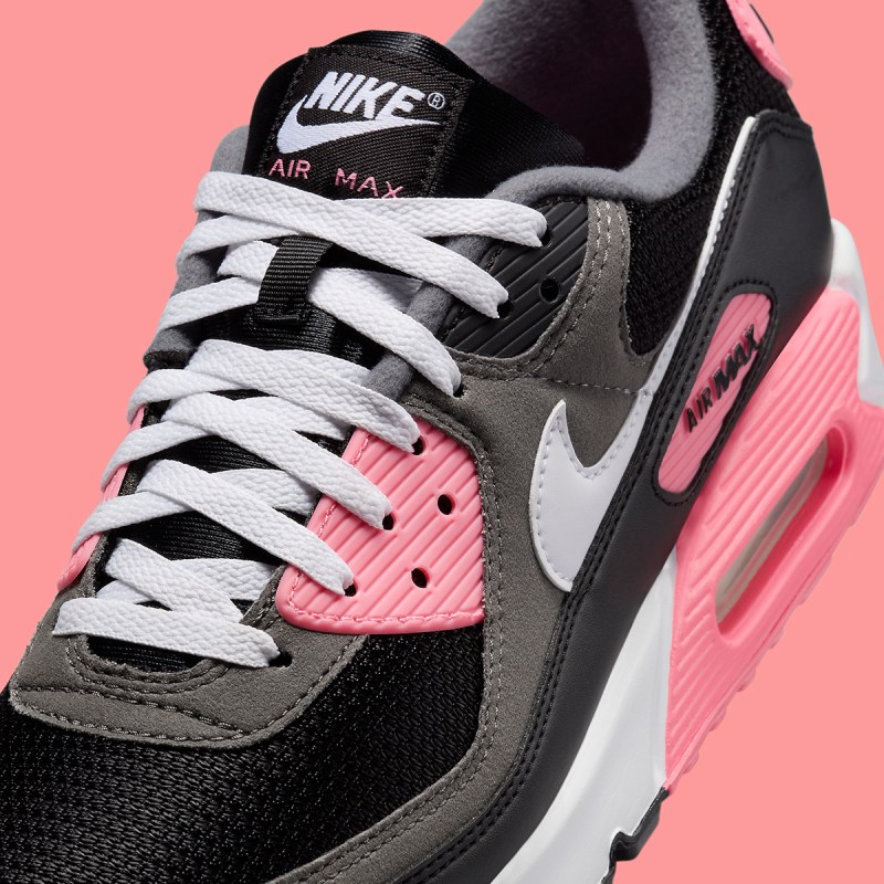pink grey and black air max 90