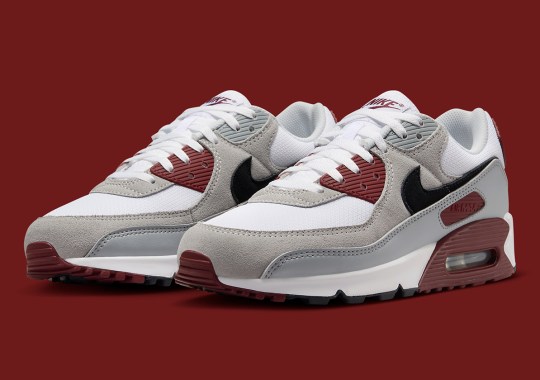 The Nike Air Max 90 Keeps It Classy In “Dark Team Red”