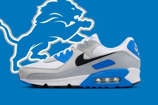 Nike Runs The Perfect Air Max 90 Play With “Detroit Lions” Colorway