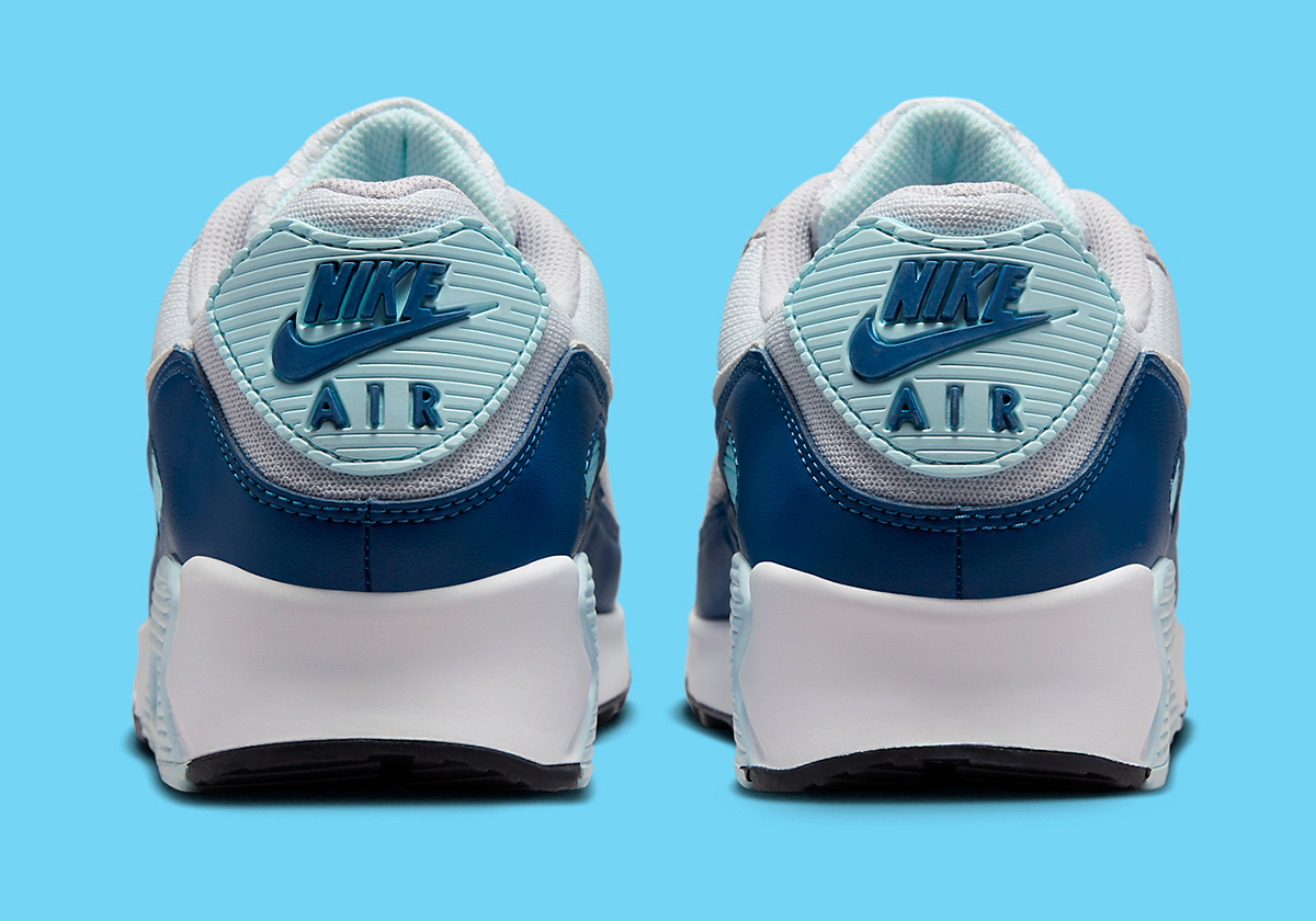 Nike Air Max 90 Pure Platinum Glacier Blue Fn6958 001 2