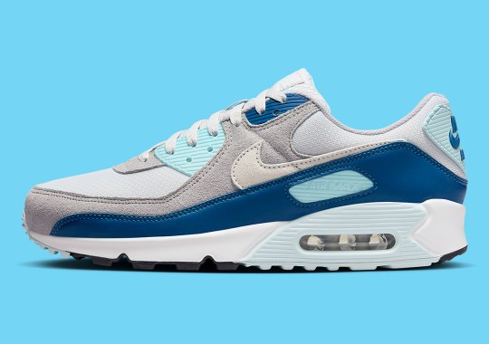 nike air max 90 pure platinum glacier blue FN6958 001 3