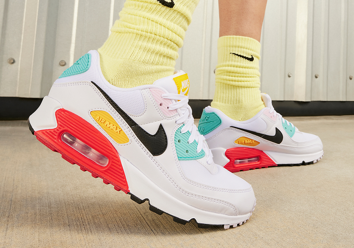 Spring-time Multi-Colors Dot The Nike Air Max 90 For Women