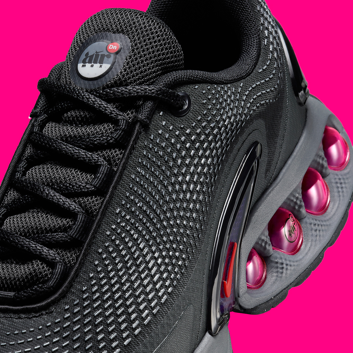 Nike Air Max Dn Womens Black Light Crimson Fierce Pink Fj3145 005 2