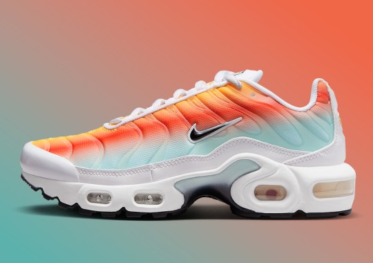 Sunset Vibes Take Over The Nike Air Max Plus “Tropical Gradient” For Kids
