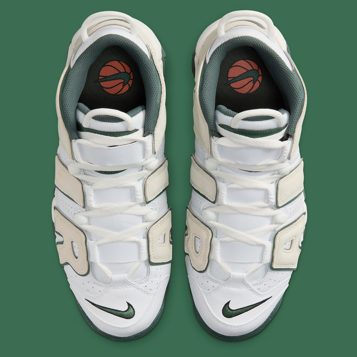 Nike Carnivore logo-print sneakers White Sea Glass Vintage Green 2