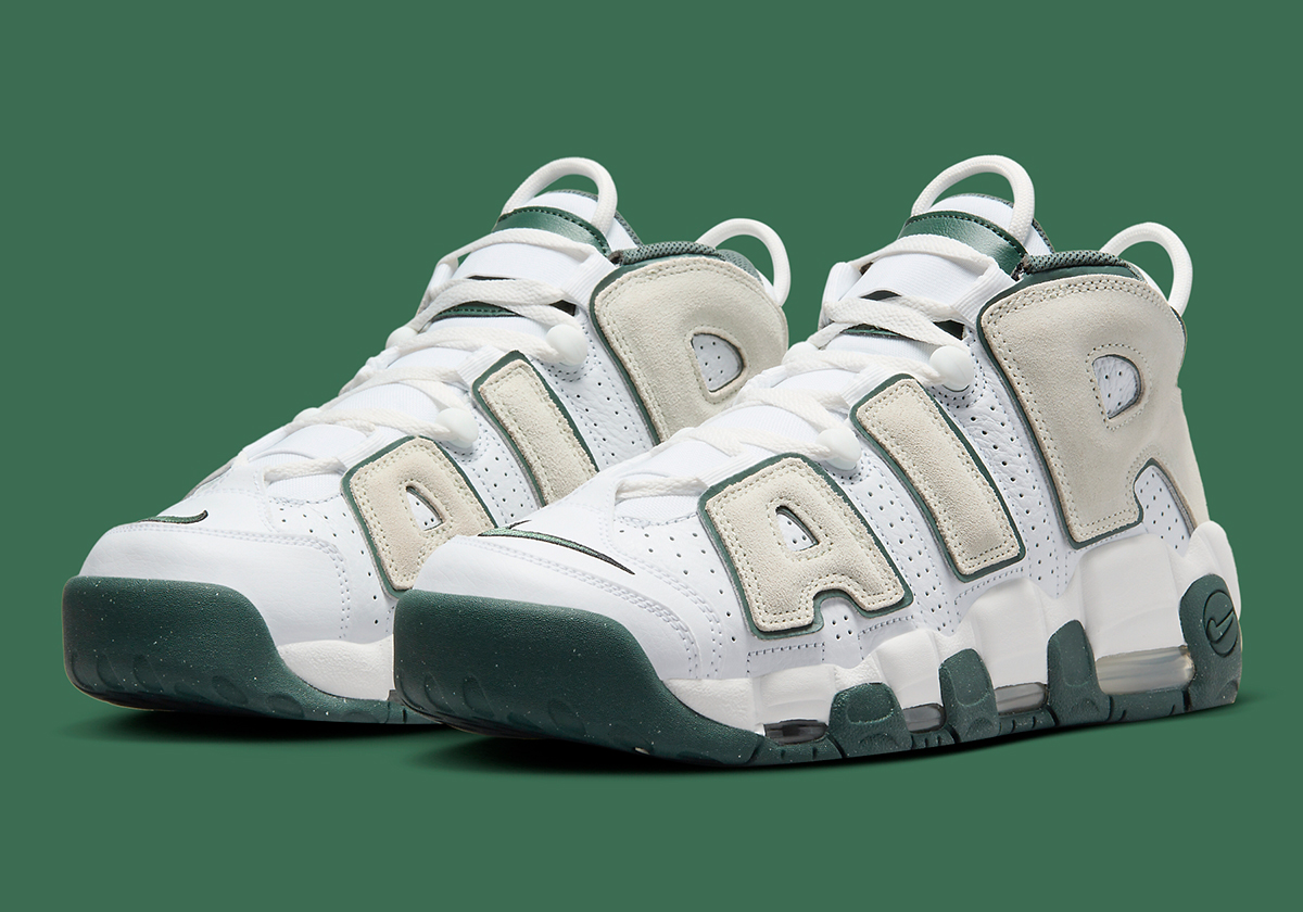 The Nike Air More Uptempo "Vintage Green" Is Focused On Hoops